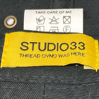 STUDIO33 マルチカラー刺繍 バケットハット ブラック 瑞穂店