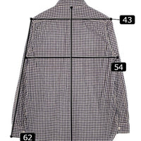 Everwear ギンガムチェック ワークシャツ MASTERPIECE マスターピース ネイビー ホワイト Size M 福生店