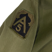 70's U.S.ARMY 米陸軍 OG-507 ユーティリティシャツ オリーブ 76年会計 Size 16 1/2×34 福生店