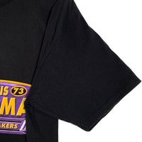 90~00's NBA ロサンゼルス・レイカーズ デニスロッドマン フォトプリントTシャツ ブラック Size L 福生店