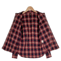 THE FLAT HEAD フラットヘッド 長袖 オンブレチェック ウエスタンシャツ ネイティブ柄 レッド CW-44W Size 38 福生店