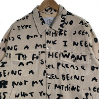 POLAR SKATE CO. ポーラースケートカンパニー Sad Note Jean Jacket ジャケット ナチュラル Size L 福生店