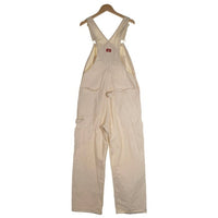 90's Dickies ディッキーズ オーバーオール 生成 アイボリー USA製 Size 34×34 福生店
