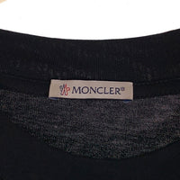 MONCLER モンクレール SS T-SHIRT ロゴ同色プリント Tシャツ ブラック 21年 Size M 福生店
