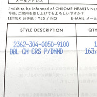 Chrome Hearts クロムハーツ DBL CH CRS P/DMND ダブルCHクロス パヴェダイヤ ペンダントトップ SV925 福生店