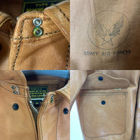MUSHMANS マッシュマンズ × Rainbow Country レインボーカントリー A-2 ROUGH WEAR CLOTHING ホースハイド フライトジャケット キャメル size38 瑞穂店