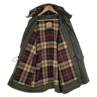 90's Woolrich ウールリッチ オイルドジャケット グリーン USA製 チェック柄ライナー Size M 福生店