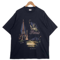 VETEMENTS ヴェトモン PARIS TOURIST T-SHIRT パリ ツーリスト 半袖 Tシャツ ブラック Size XS 福生店