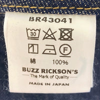 Buzz rickson’s バズリクソンズ BR43041 大戦モデル デニムパンツ インディゴ sizeW33 瑞穂店