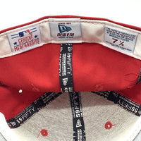 90's New Era ニューエラ MLB ニューヨーク・ヤンキース 59FIFTY ベースボールキャップ レッド ウール USA製 赤刺繡 Size 7 1/8 (56.8cm) 福生店