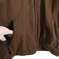 OP SNOW オーシャンパシフィック スノー ナイロン ジップアップジャケット ブラウン オールド 中国製 Size M 福生店