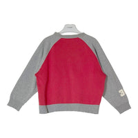 Champion チャンピオン 70's バータグ 前V 目無し スウェットトレーナー レッド×グレー sizeM 瑞穂店