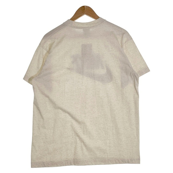 90's NIKE ナイキ ロゴプリント Tシャツ オートミール 日本製