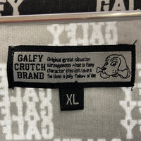GALFY ガルフィー ビッグロゴ 総ロゴ ロンT ブラック sizeXL 瑞穂店