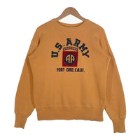 WAREHOUSE ウエアハウス U.S.ARMY 両V フリーダムスリーブ スウェットトレーナー イエロー Size 40 福生店
