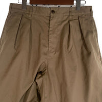 Schott ショット DOUBLE PLEATED T/C SHORTS プリーツ ショート ハーフ パンツ カーキ Size L 福生店