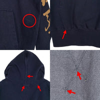 EVISU エヴィス プルオーバースウェットパーカー 南無阿弥陀仏 ネイビー Size 42 福生店