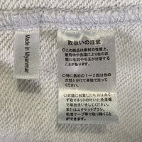 PORKCHOP ポークチョップ プリント スウェットクルーネックトレーナー オートミール Size L 福生店