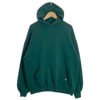 90's RUSSELL ATHLETIC ラッセルアスレチック プルオーバースウェットパーカー グリーン USA製 刺繡タグ ブランク Size XL 福生店