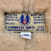 CORINTH コリンス フライトジャケット B-3 羊革 ムートン シープスキン ブラウン size40 瑞穂店