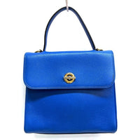 CELINE セリーヌ E06-1 2WAY レザー ハンドバッグ ブルー 瑞穂店