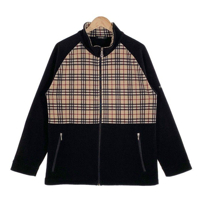 BURBERRY BLACK LABEL バーバリー ブラックレーベル ジップアップ フリースジャケット ノヴァチェック ブラック BMV8 –  GolRagオンラインショップ