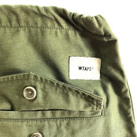 WTAPS ダブルタップス 18AW CAPE/TROUSERS COTTON SATIN 182WVDT-PTM02 ケープ トラウザーズ ブラック カーゴパンツ カーキ size03 瑞穂店