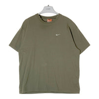 NIKE ナイキ USA製 スウッシュ 刺繍 Tシャツ オリーブ sizeL 瑞穂店