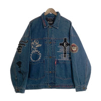 EXAMPLE エグザンプル PEACE DENIM JACKET デニム ジャケット ライトブルー Size XL 福生店
