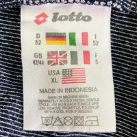LOTTO ロット 90's ACミラン ポロシャツ 胸刺繍 グレー sizeXL 瑞穂店