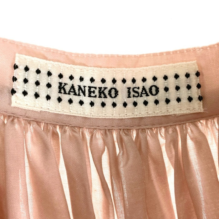 KANEKO　ISAO　カネコイサオ　ワンピース　オーバースカート　バッグ KANEKO ISAO #apc カネコイサオ ワンピース 赤 リボン 花柄 額縁