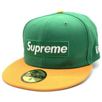 SUPREME シュプリーム 22SS 2-Tone Box Logo New Era ツートーン ボックスロゴ ニューエラ ベースボールキャップ 59FIFTY グリーン オレンジ Size 8 (63.5cm) 福生店