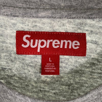 SUPREME シュプリーム 23AW Classic Logo S/S Top クラシックロゴ Tシャツ 刺繡 グレー Size L 福生店