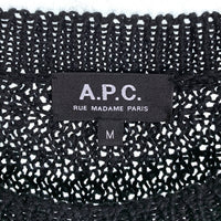 A.P.C. アーペーセー ニット セーター リネン ブラック 24193-1-82531 Size M 福生店