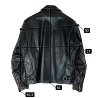 Schott ショット 152 USA製 ボアライナー付き シングル ライダースジャケット ブラック size40 瑞穂店
