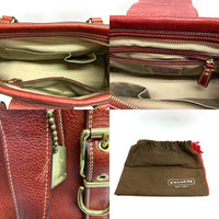 COACH コーチ 11086 レザー ショルダーバッグ ブラウン 瑞穂店