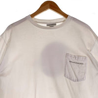 90`s BANANA REPUBLIC バナナリパブリック プリント ポケットTシャツ ホワイト USA製 Size M 福生店