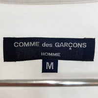 COMME des GARCONS HOMME コムデギャルソンオム コットン 切替パッチワークシャツ 長袖 ホワイト ブルー HB-B007 AD2016 Size M 瑞穂店