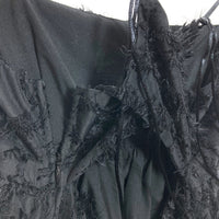 Ray Beams レイビームス フリンジフレアキャミワンピース ブラック size0 瑞穂店