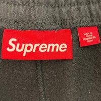 SUPREME シュプリーム 24AW Satin Applique Sweatpant サテンアップリケ スウェットパンツ ブラック sizeL 瑞穂店