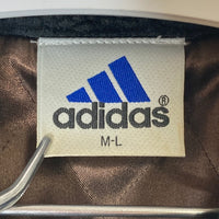 adidas アディダス 90s デサント社製 裏地キルティング ボアフリースジャケット ブラック sizeM-L 瑞穂店