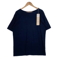 PHIGVEL フィグベル インディゴ染め Tシャツ ネイビー ネック広め Size 40 福生店