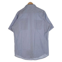 U.S.NAVY 米海軍 シャンブレーシャツ ユーティリティ ブルー 刺繡 半袖 8405-01-458-5545 Size XL 福生店
