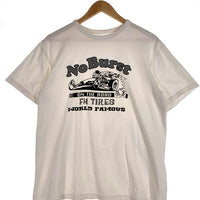 FLAT HEAD フラットヘッド No Burst プリントTシャツ ホワイト Size 44 福生店