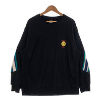 FACETASM ファセッタズム VIER クルーネックスウェットトレーナー ブラック 刺繡 ニット切替 FV-SW-U01 Size 00 福生店