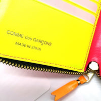 COMME des GARCONS コムデギャルソン SUPER FLUO-PINK ジップウォレット ピンク SA2100SF 福生店