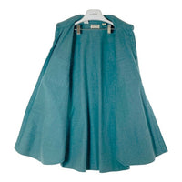 L.L.Bean エルエルビーン G-706 USA製 無地 ネルシャツ ターコイズブルー size19 瑞穂店