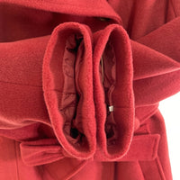 ROYAL PARTY ロイヤルパーティー スタンドカラーコート ワインレッド sizeS 瑞穂店