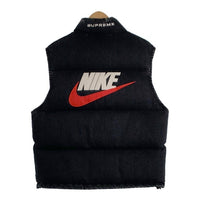 SUPREME シュプリーム NIKE ナイキ 24SS Denim Puffer Vest デニム パファー ベスト ブラック Size S 福生店