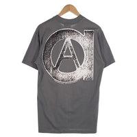 90's Anarchic Adjustment アナーキックアジャストメント aサークルA 両面プリント Tシャツ チャコールグレー USA製 Stedman Size L 福生店